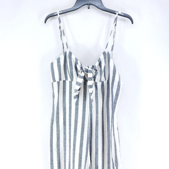 Cisono Pants - Cisono Linen Romper Women's Size XL Navy